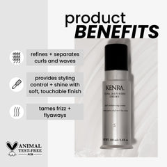 Kenra Curl Defining Creme jar closeup highlights smooth finish and texture