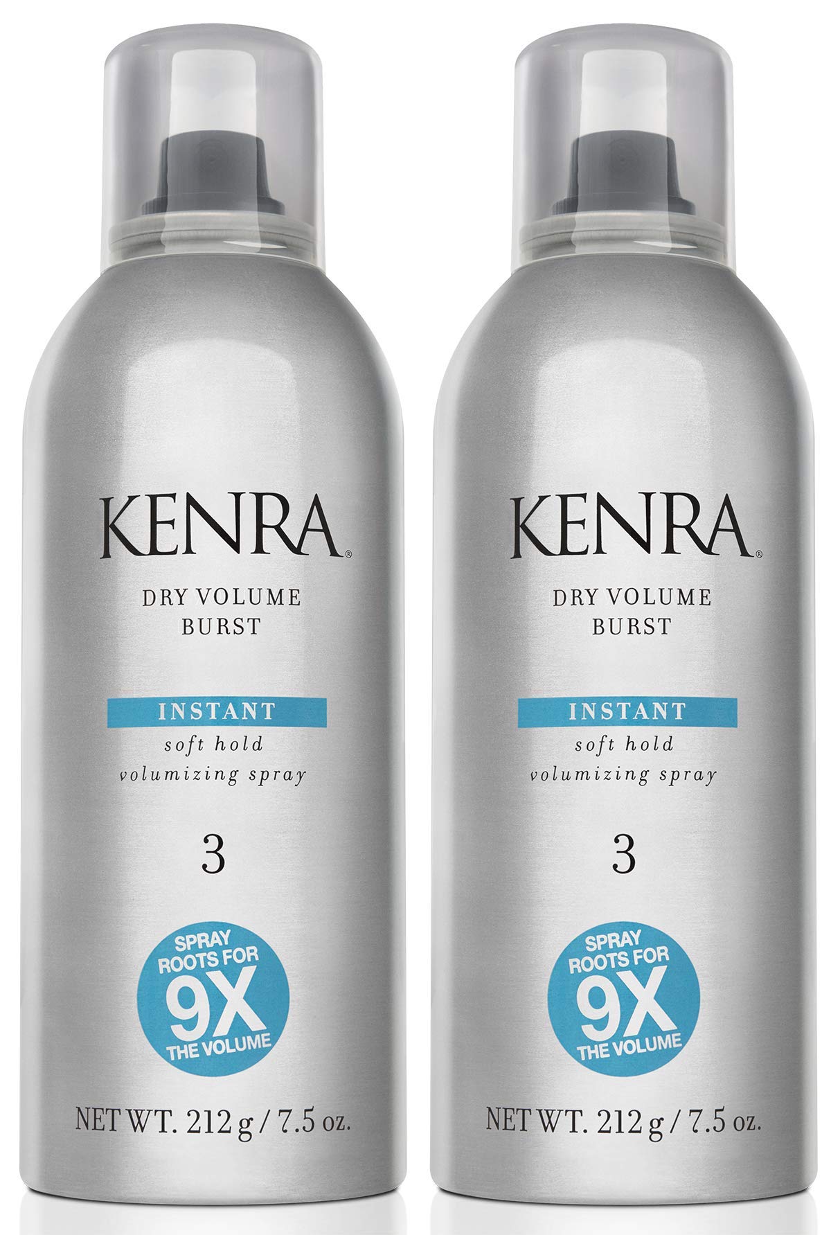 Kenra Dry Volume Burst 3 can boosts instant root-to-end volume with soft hold.