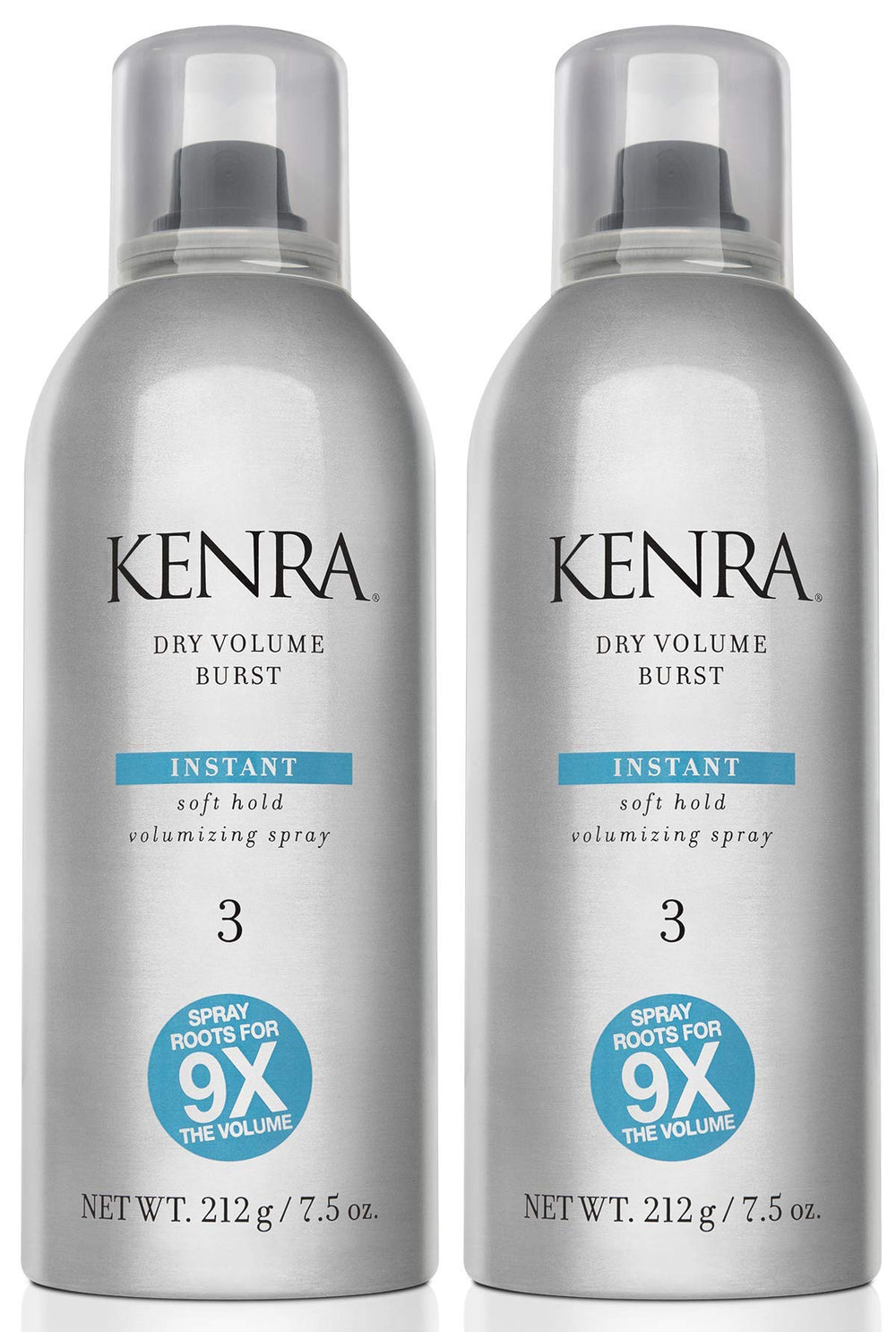 Kenra Dry Volume Burst 3 can boosts instant root-to-end volume with soft hold.