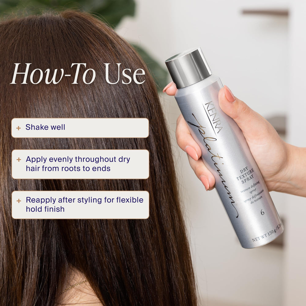 Kenra before and after comparison showing visible volume improvement