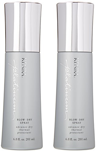Kenra Platinum Blow-Dry Spray storage-ready bottles for easy routine