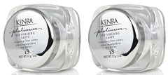 Kenra Platinum Texturizing Taffy 13 two-pack jars for flexible styling and texture.