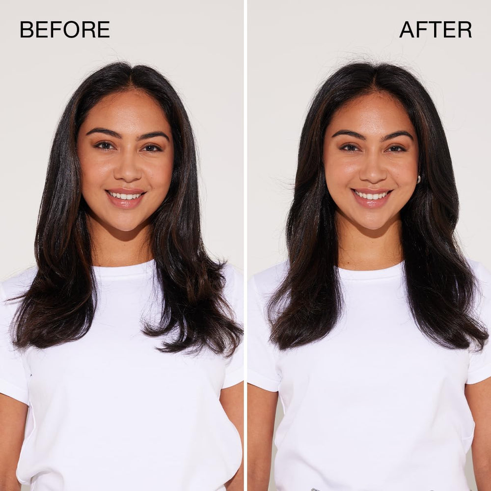 Kenra Volume hair glistens with added shine from the set
