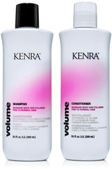 Kenra Volume Shampoo bottle closeup showing root lift potential