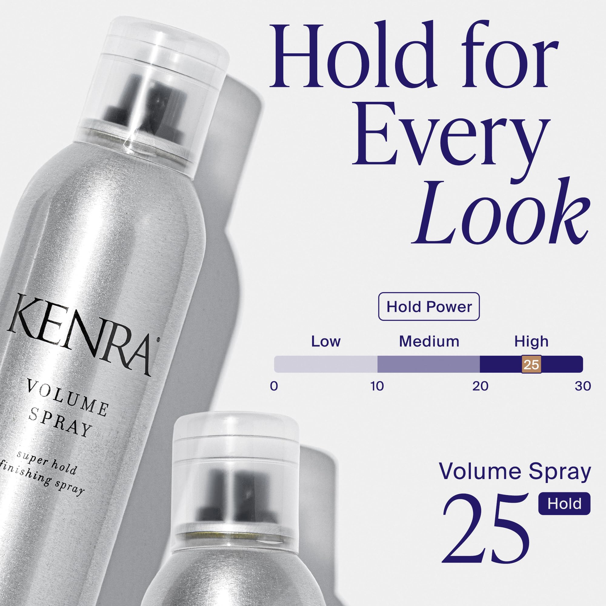 Kenra nozzle spraying fine mist demonstrating fast-drying application and even coverage