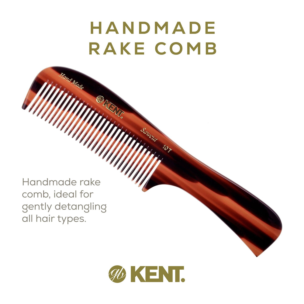 Kent 10T large detangler comb curls use for detangling