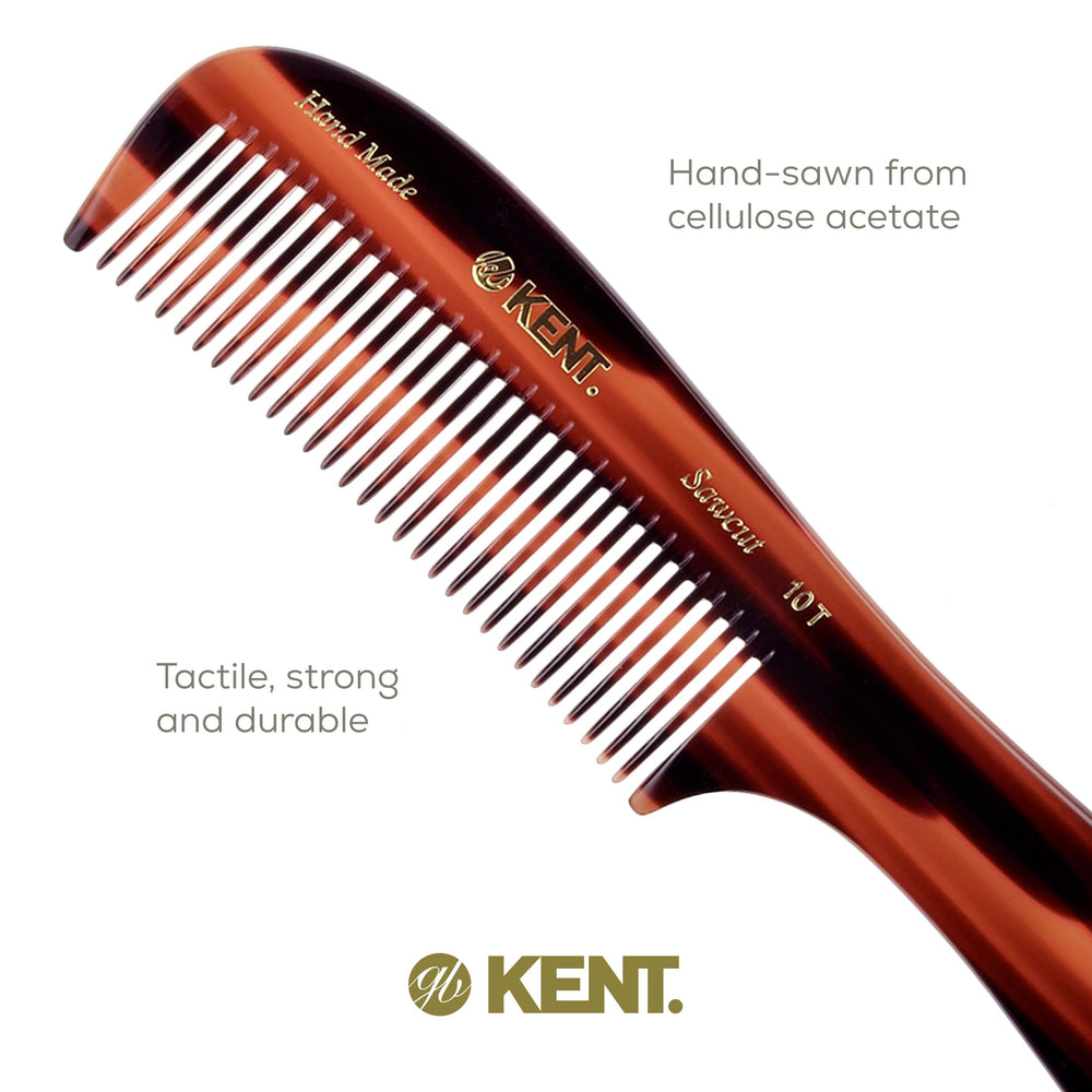 Kent 10T large detangler comb thick hair styling and detangling