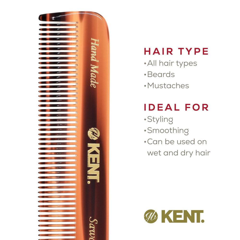 Kent FOT pocket comb ideal for travel and on-the-go styling