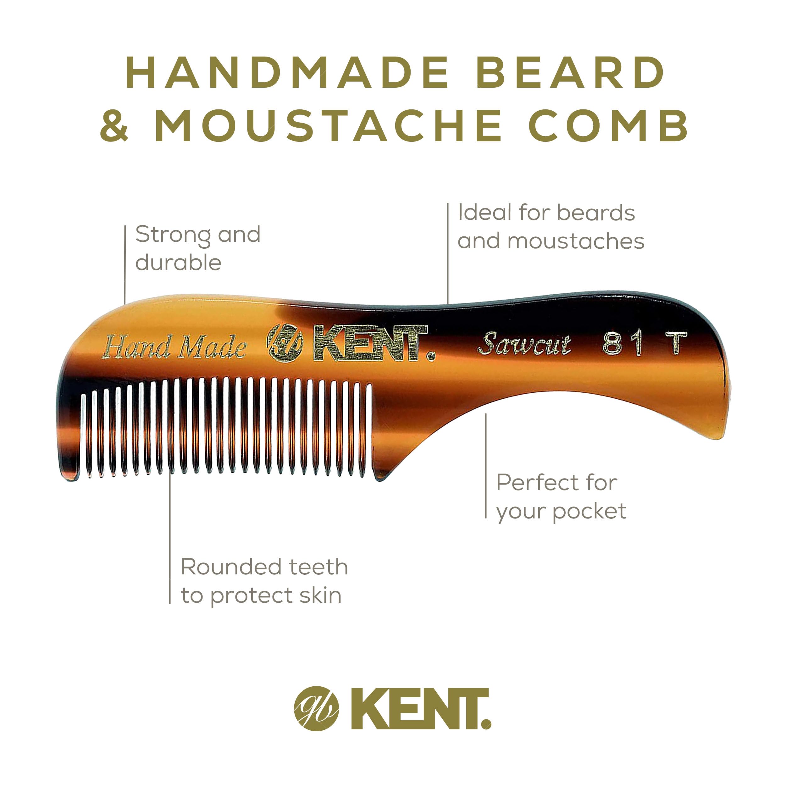 Kent Set beard and mustache—precise grooming for facial hair.