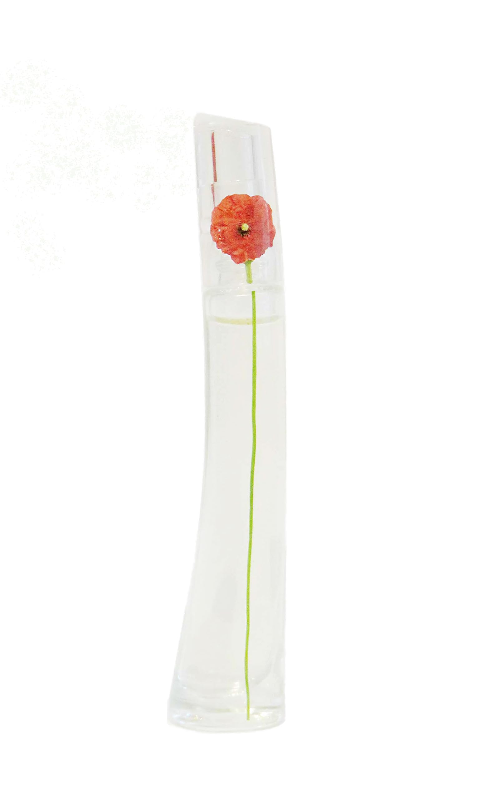 Kenzo Flower mini bottle side profile in a tray