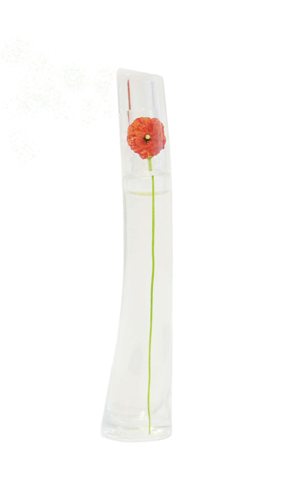 Kenzo Flower mini bottle side profile in a tray