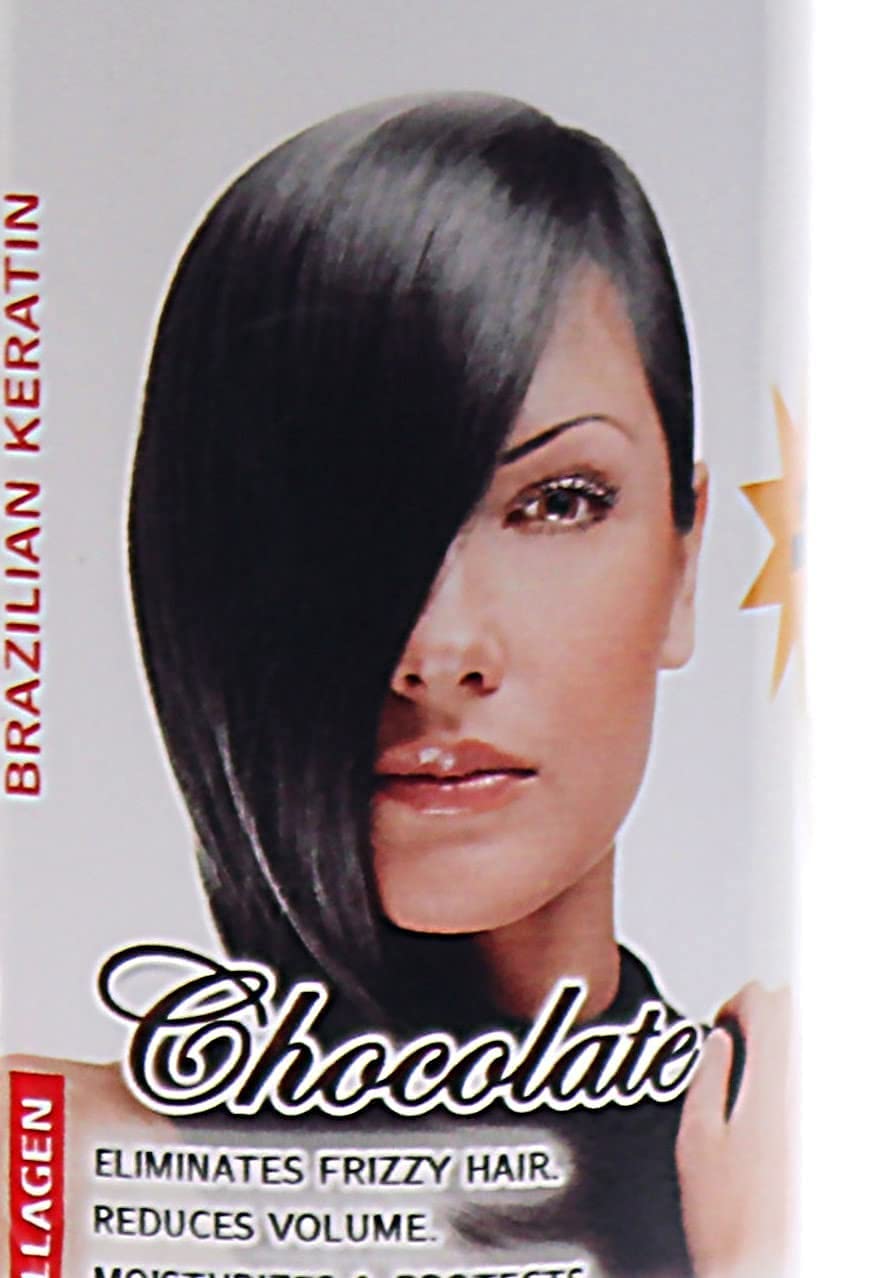 Kera Diamond Keratin Treatment on prep area demonstrates smoothing and volume reduction
