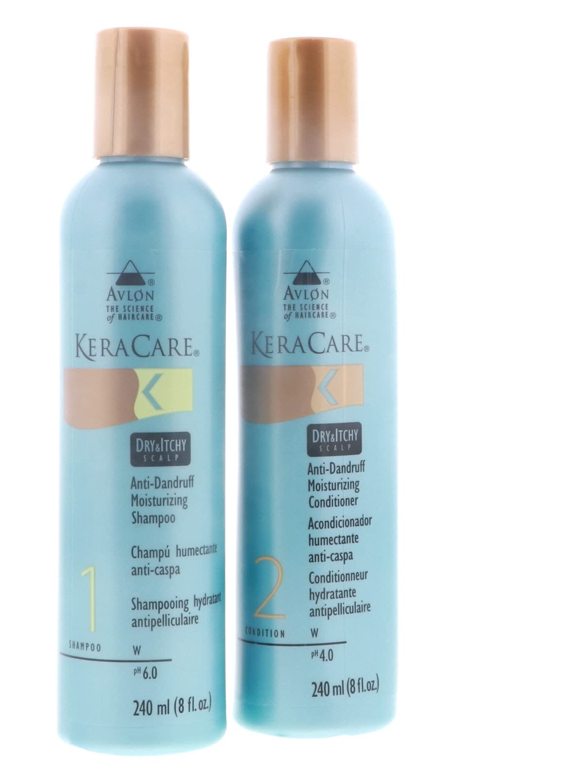 Keracare Avlon dry itchy scalp conditioner bottle hydrates and calms scalp