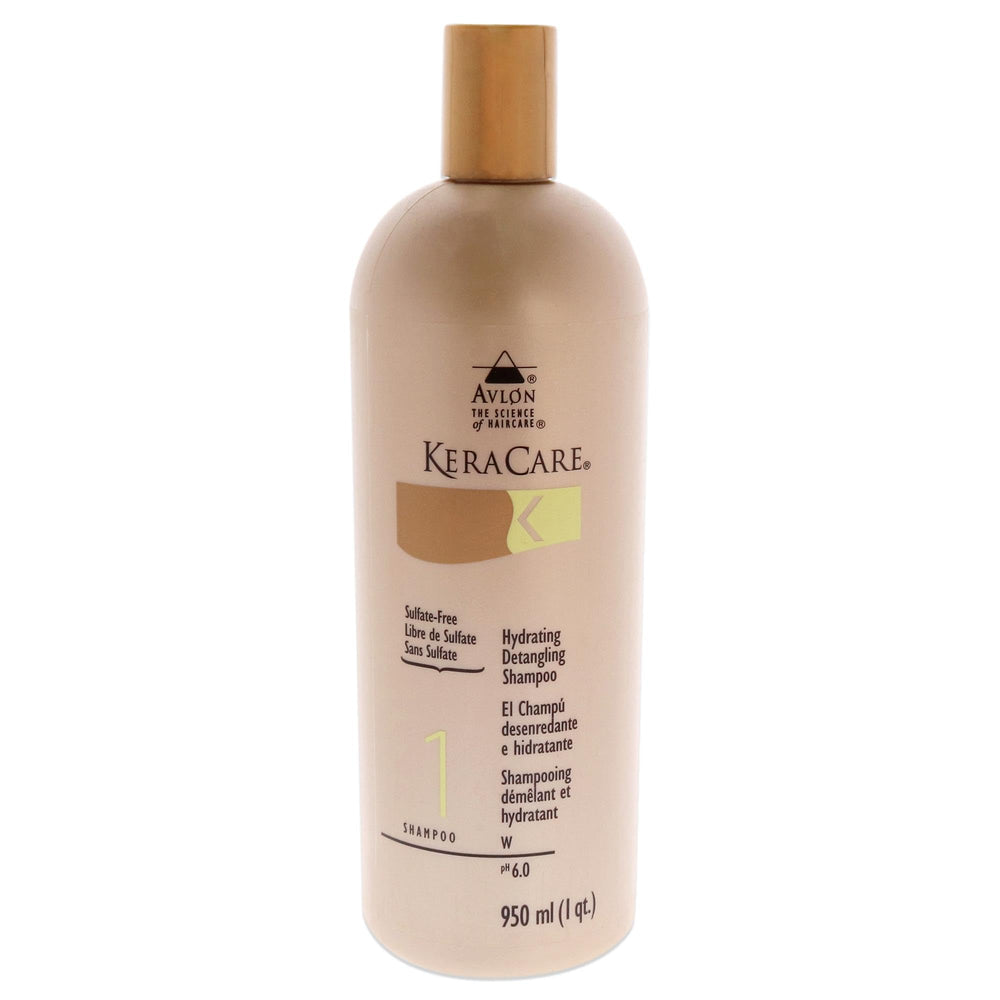 KeraCare Avlon Hydrating Detangling Shampoo 32oz bottle for detangling and pre-shampoo cleanse