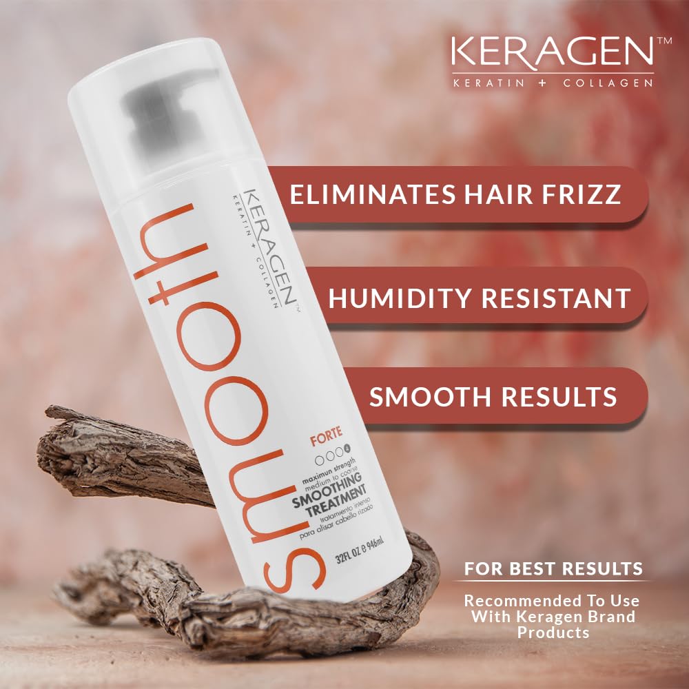 Keragen keratin-collagen blend ingredients visible on packaging for stronger hair