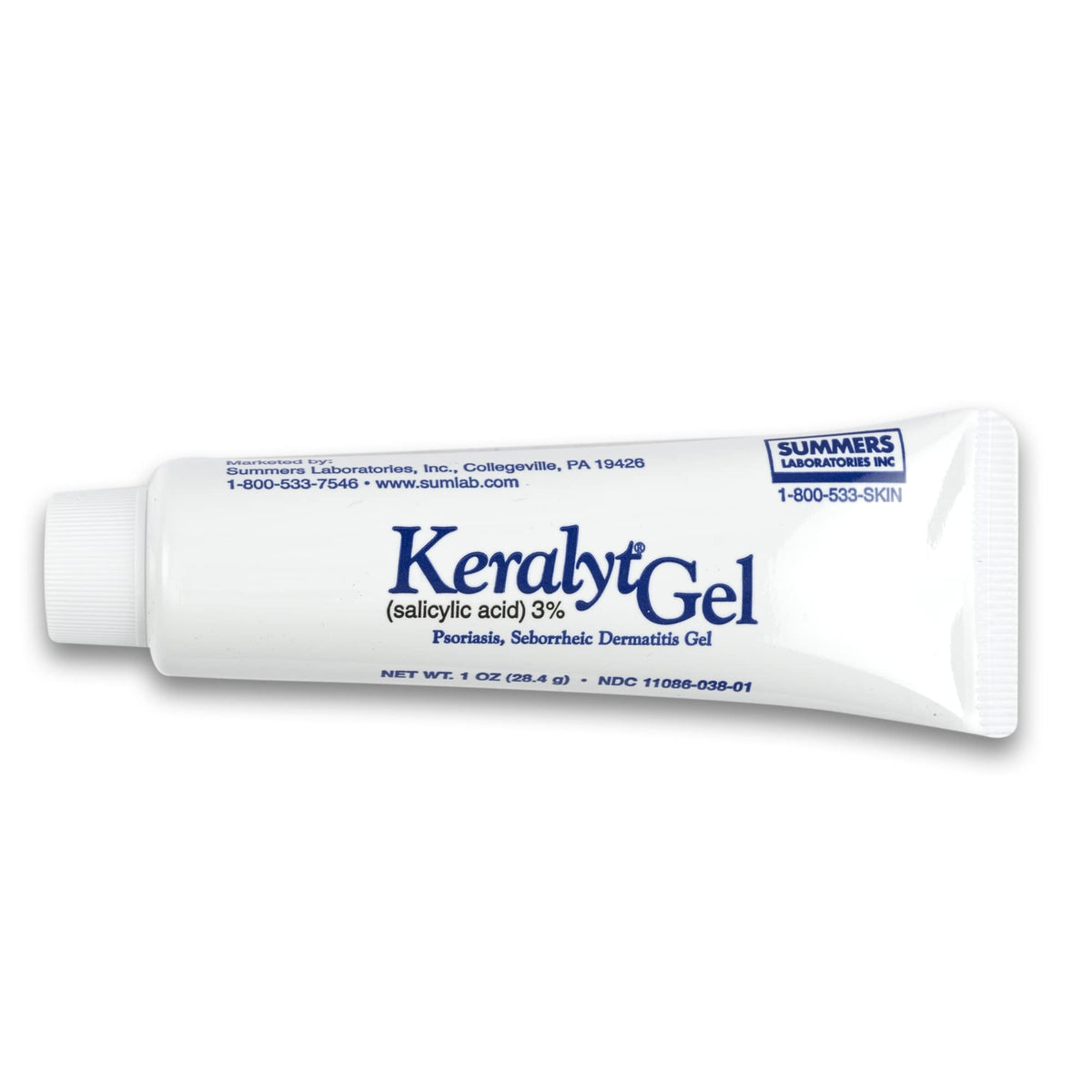Keralyt 3% Salicylic Acid Gel bottle – compact targeted skincare treatment.