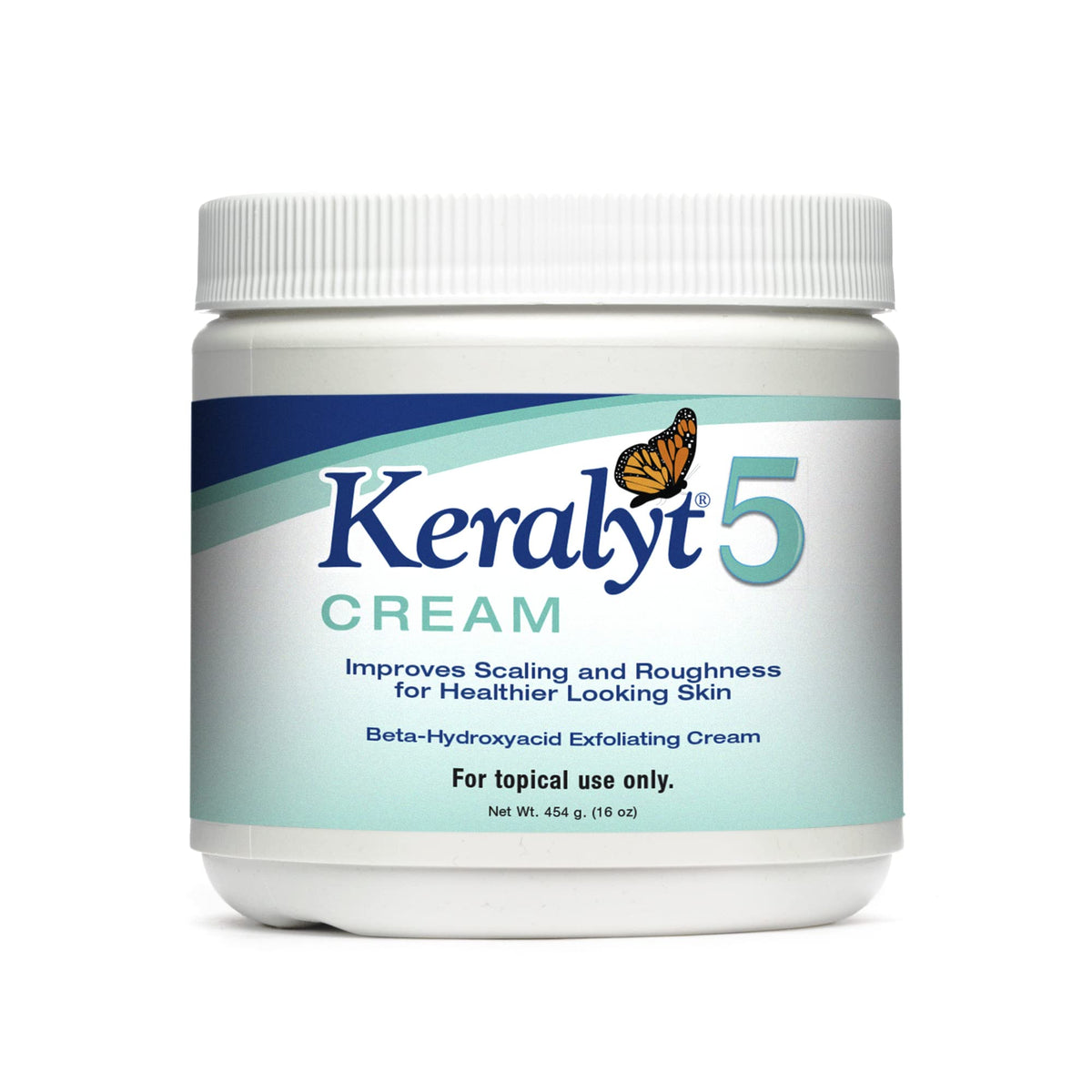 Keralyt 5% psoriasis cream tube for full-body exfoliation and hydration