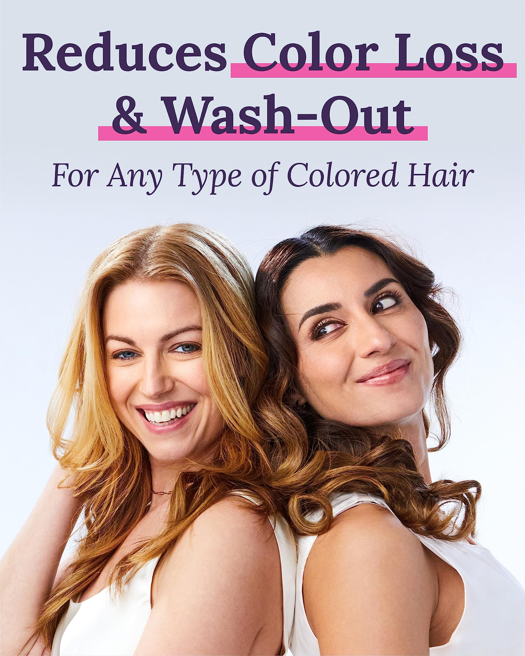 Keranique color-safe conditioner tube highlights detangling and smoother finish for fine, color-treated hair.