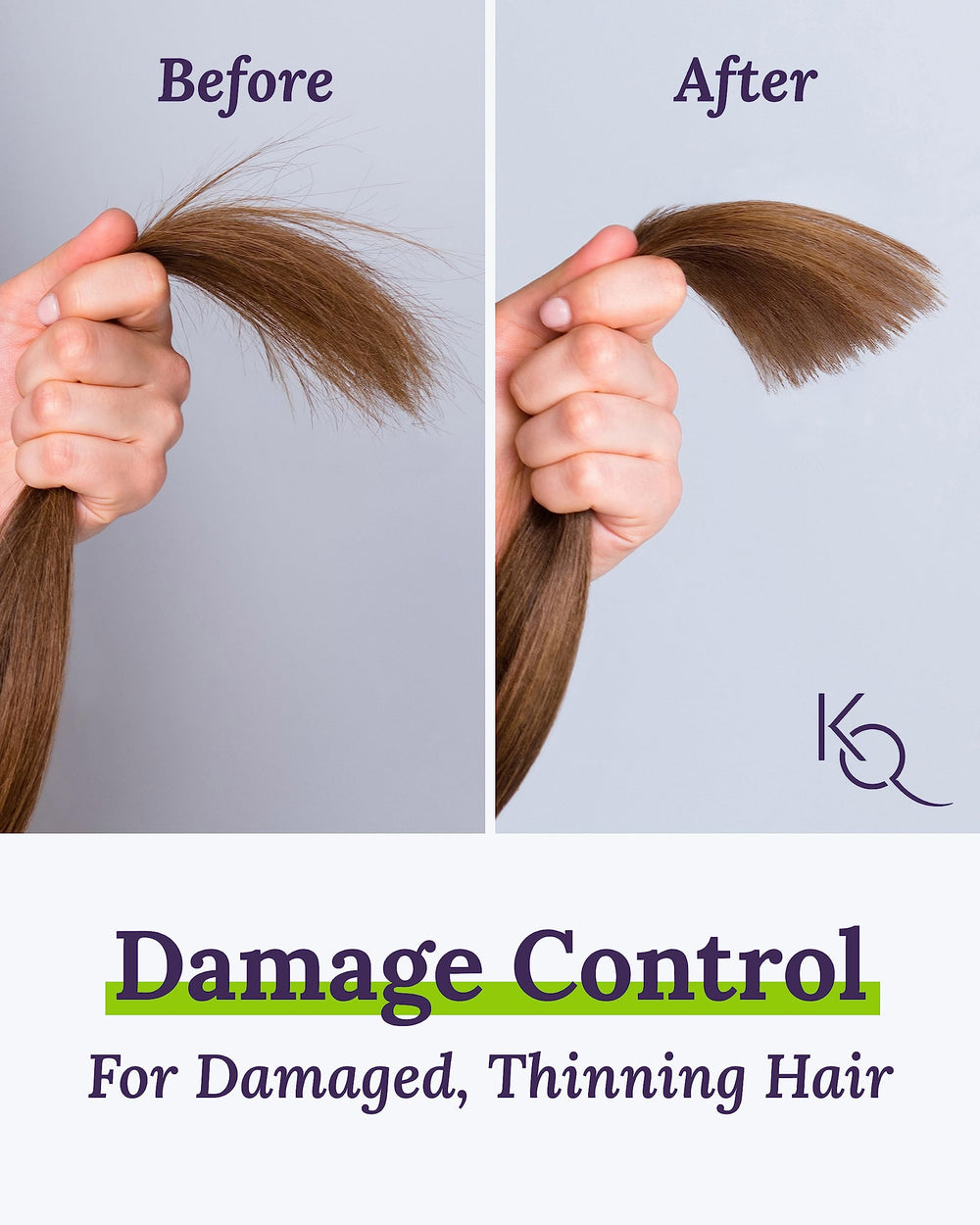 Keranique conditioner damaged hair tube; deep conditioning for smoother, more manageable hair.