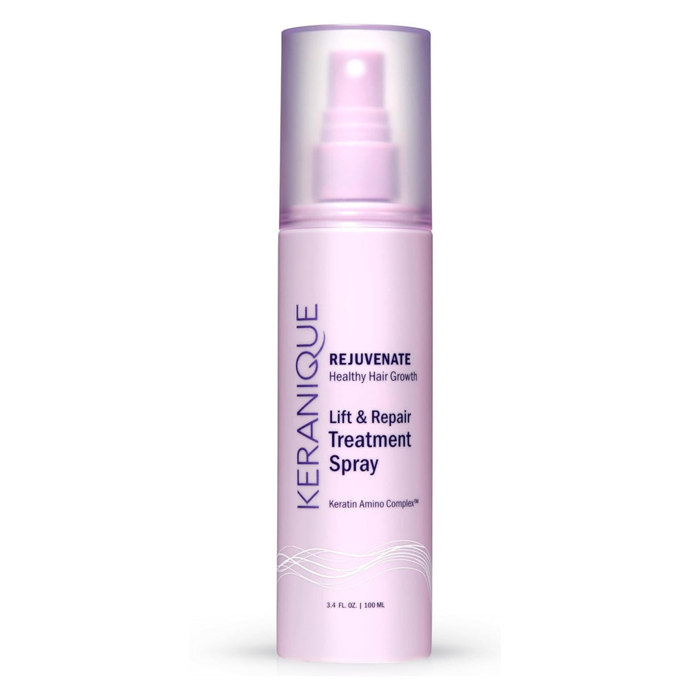Keranique hair thickening spray bottle for instant root lift