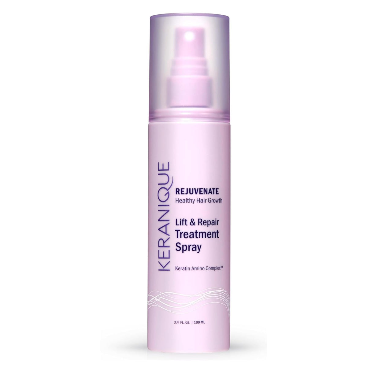 Keranique hair thickening spray bottle for instant root lift