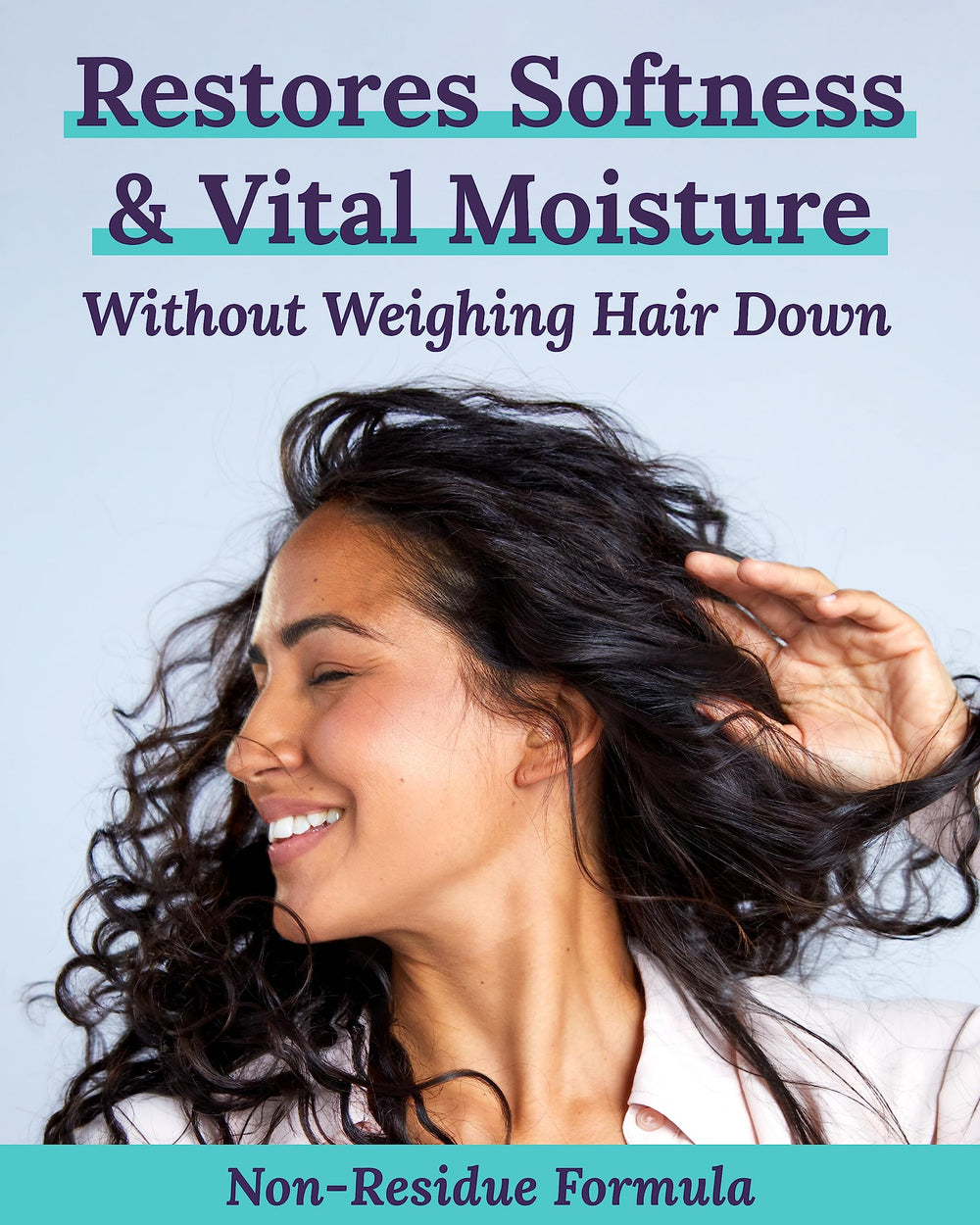 Keratin Amino Complex label on Keranique bottle signals strengthened thinning hair.