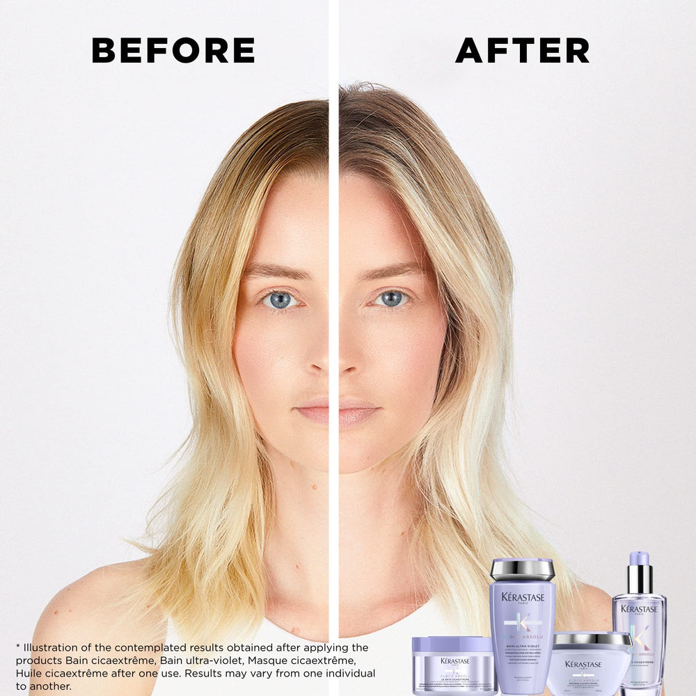 Lather forms on hand from Blond Absolu shampoo.
