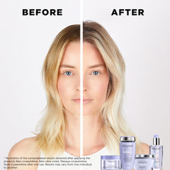 Lather forms on hand from Blond Absolu shampoo.