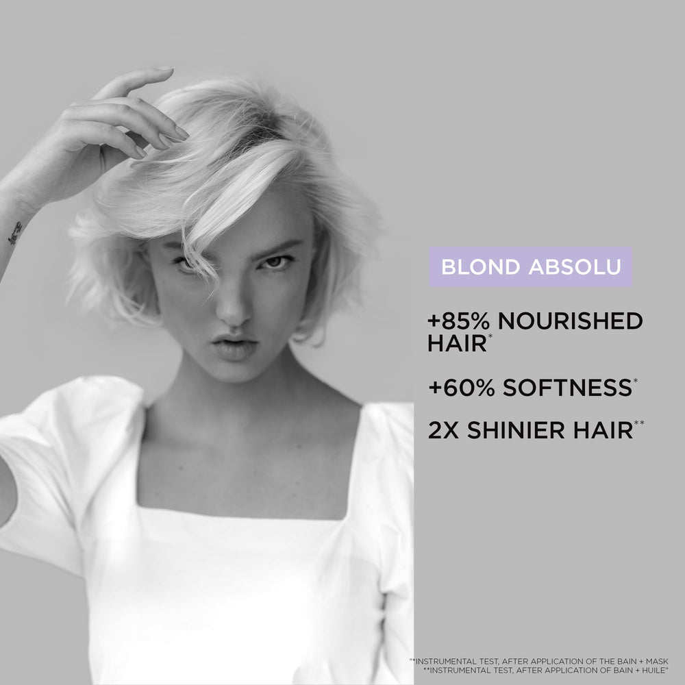Kerastase Blond Absolu Hyaluronic Acid ingredient image highlights hair hydration and strength.