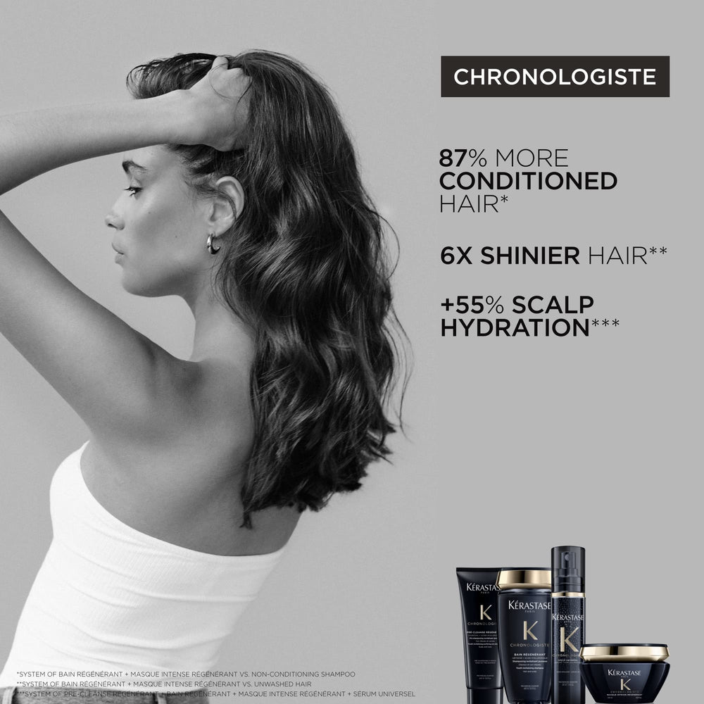 KÉRASTASE Chronologiste serum smoothing and adding shine during blow dry