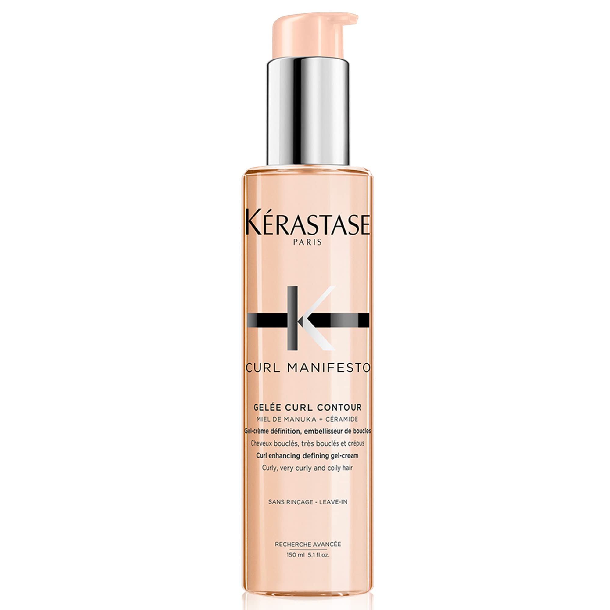Kérastase Curl Manifesto Gelee Contour bottle for lightweight curl definition without crunch.