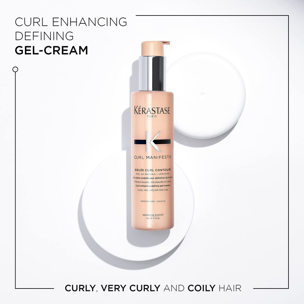 Kérastase Gelee Contour dispense shows easy application for damp hair, boosting volume and hold.