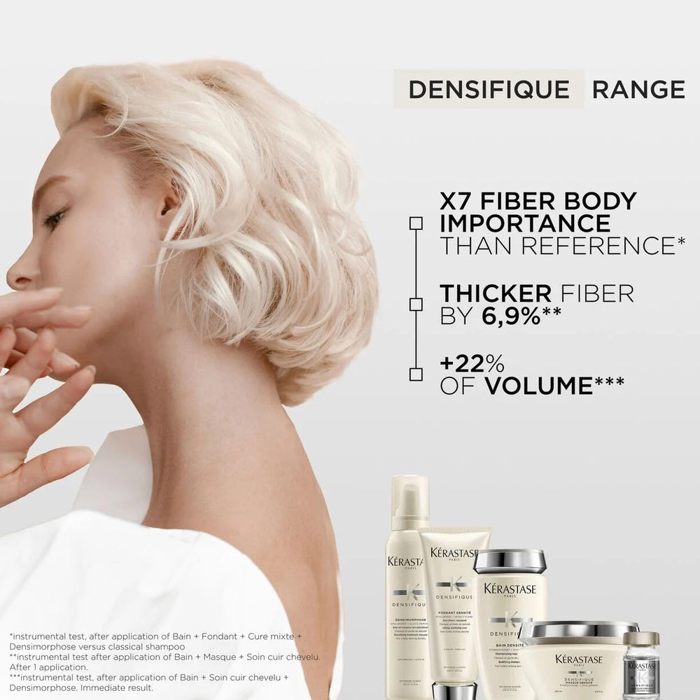 Kérastase Densifique shine after use reveals glossy, resilient hair