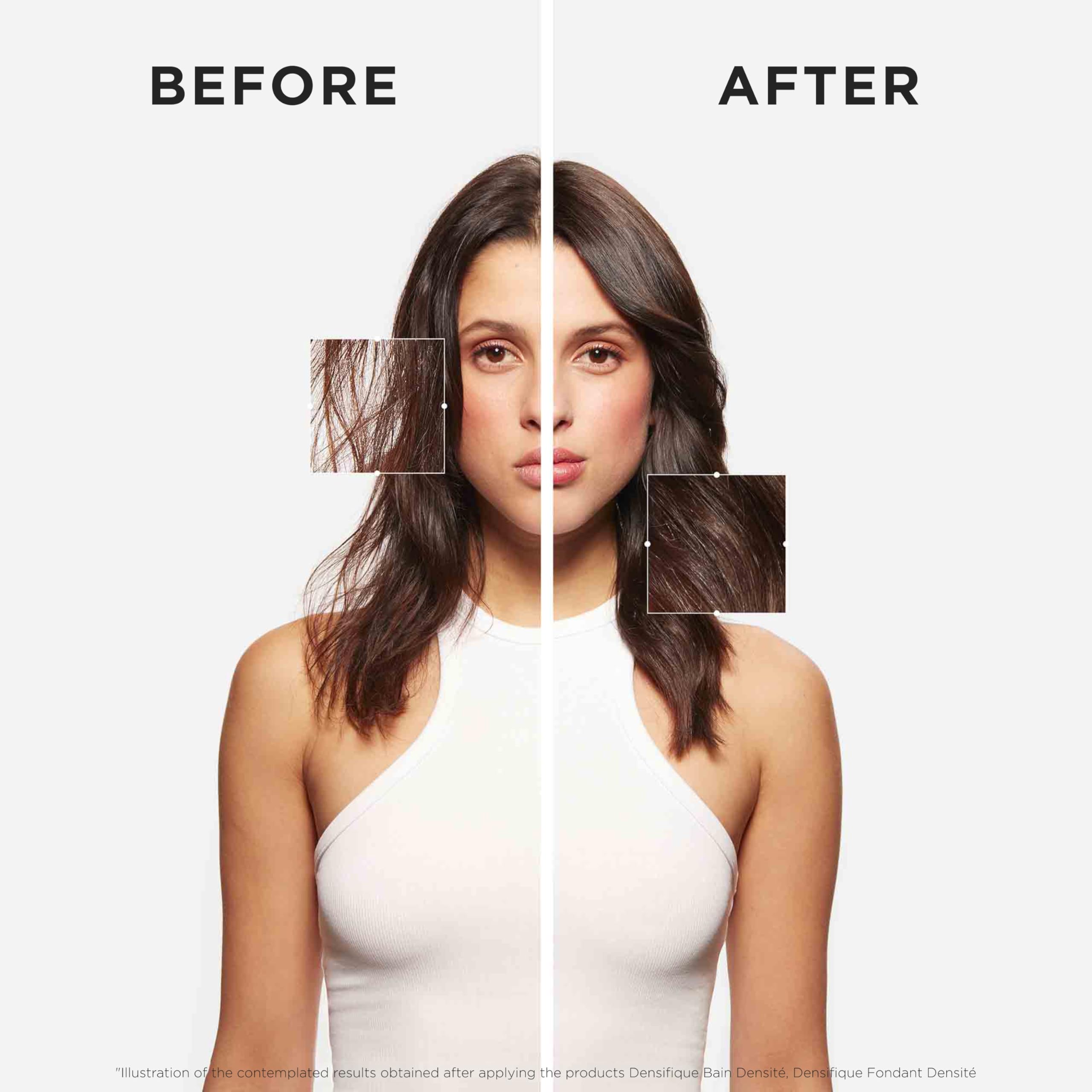 Kérastase Densifique refill pouch side view highlights reduced plastic design