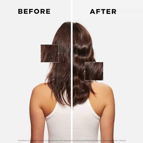 KÉRASTASE Densifique shampoo steps of use for stronger roots and volume.