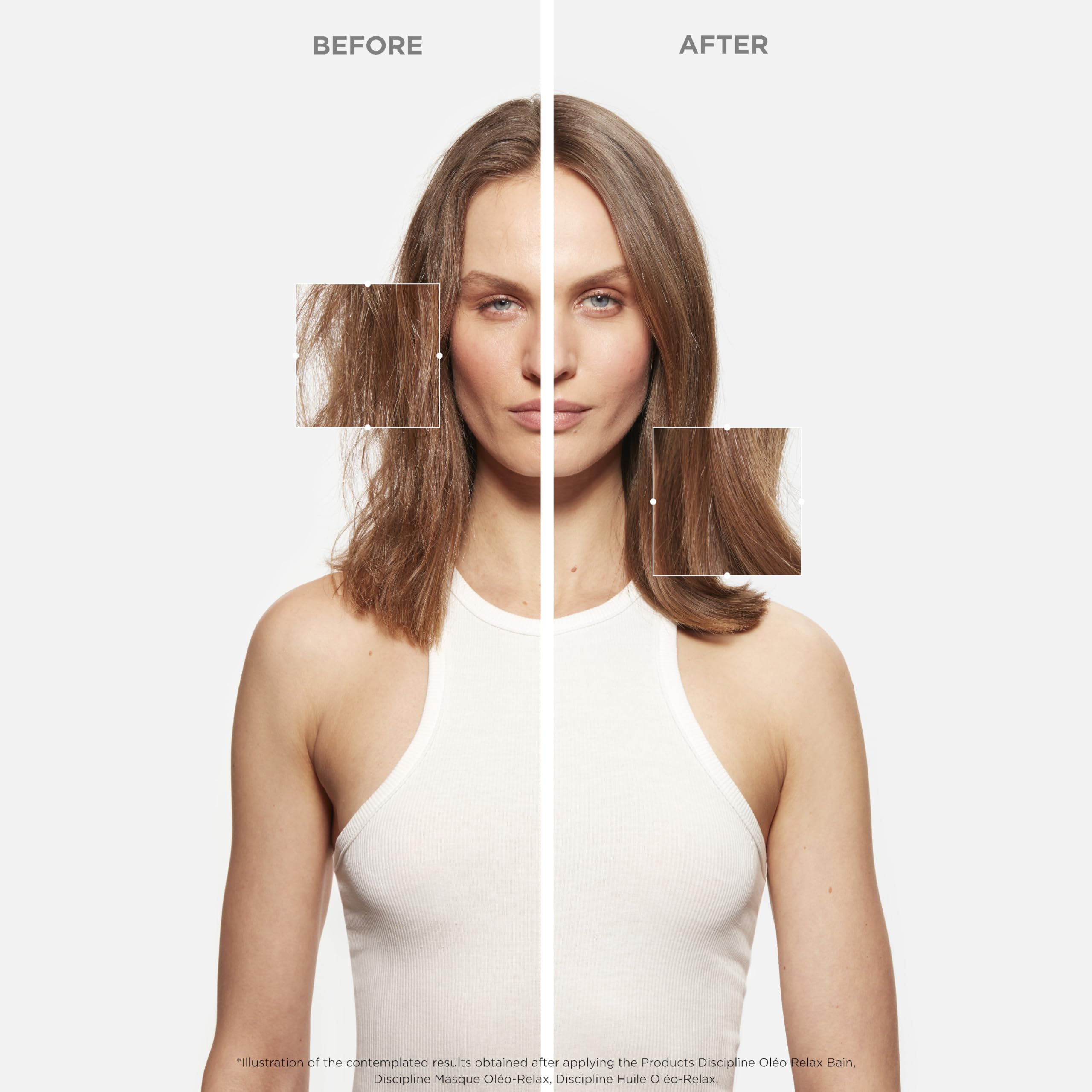 KÉRASTASE Discipline Bain Fluidealiste bottle-pour shows gentle release and lightweight cleansing.
