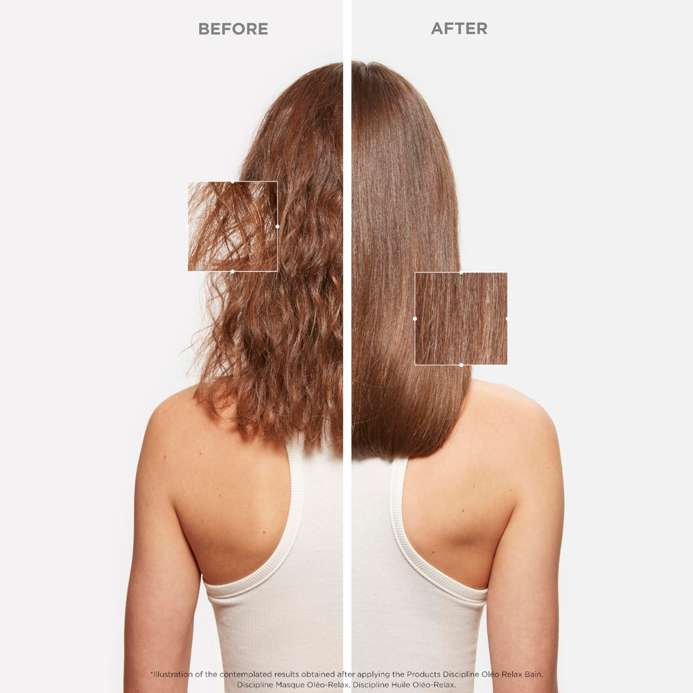 KÉRASTASE Discipline Fluidealiste foamy-lather close-up highlights rich texture and smoothing benefits.