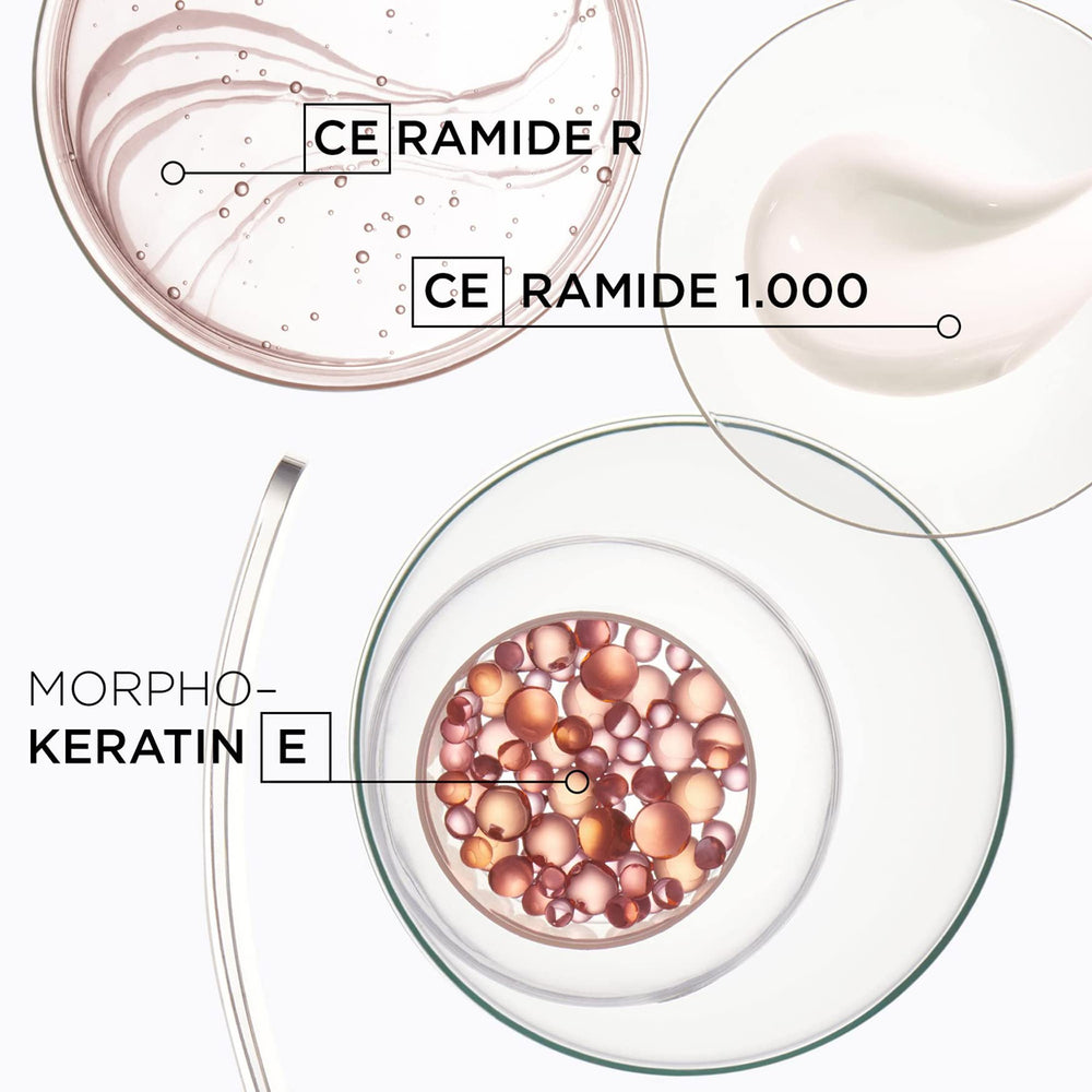 KÉRASTASE Fluidissime formula with Morpho-Keratin and Xylose smoothing fibers