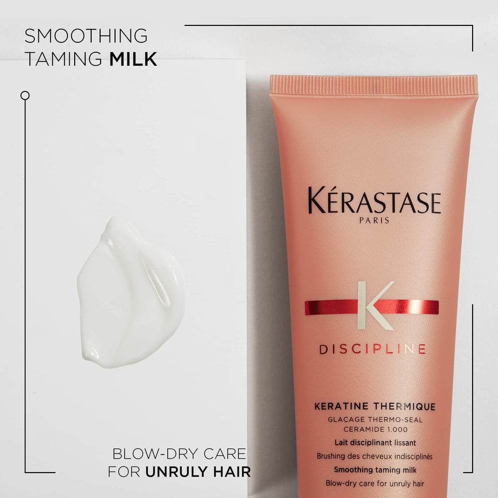 KÉRASTASE Keratine Thermique application in hand shows pre-styling smoothing