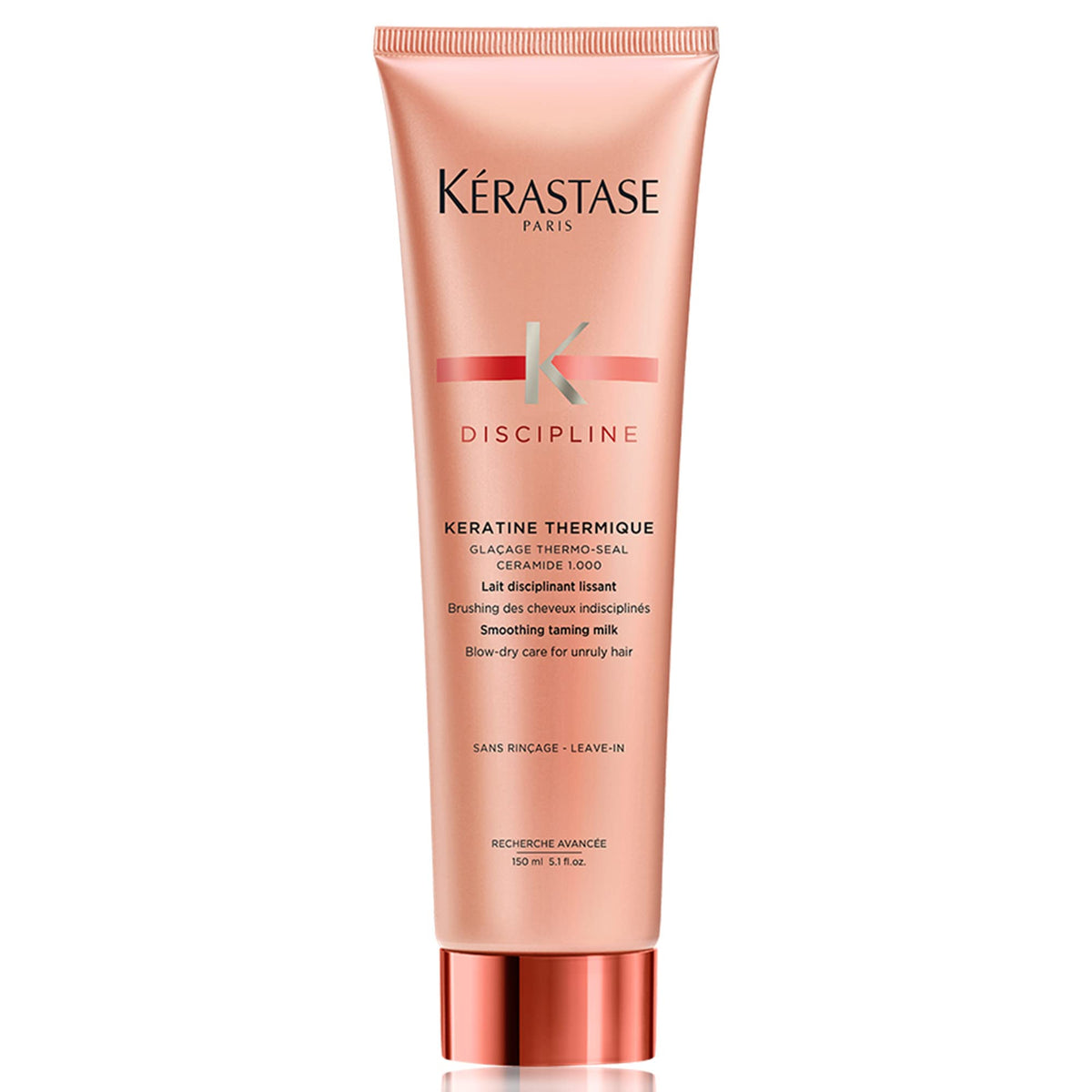 KÉRASTASE Keratine Thermique bottle shows smoothing protection