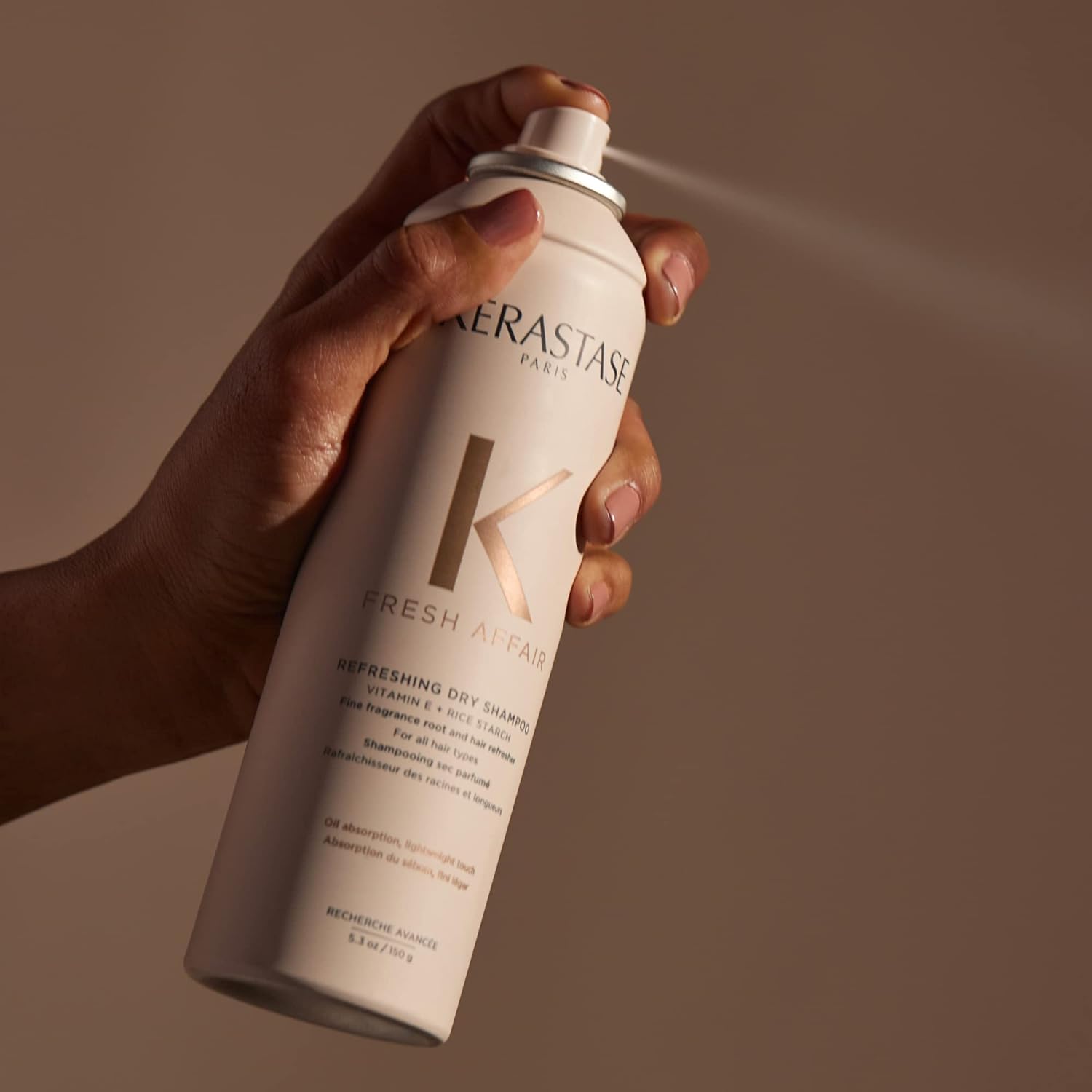 KÉRASTASE Fresh Affair rice starch adds volume while absorbing oil.