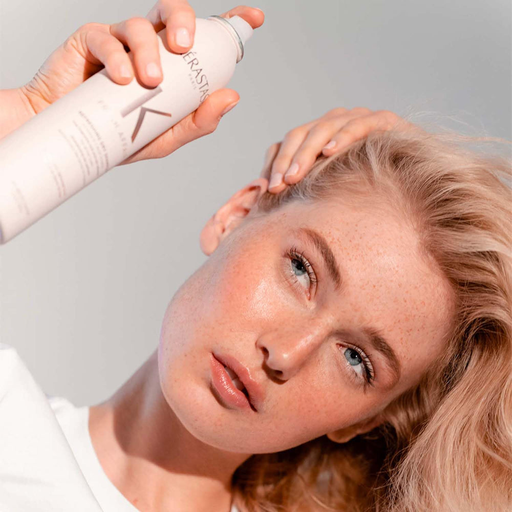 KÉRASTASE Fresh Affair second-day refresh restores body and lift.