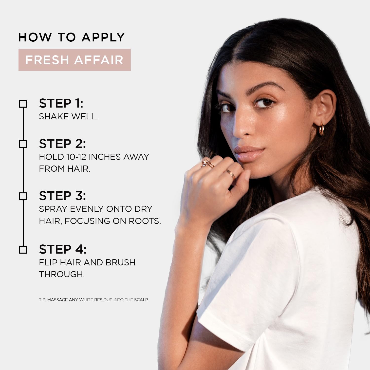 KÉRASTASE Fresh Affair translucent formula with no visible residue.