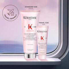 KÉRASTASE Genesis fondant cream-texture conditioner close-up with lightweight nourishment.
