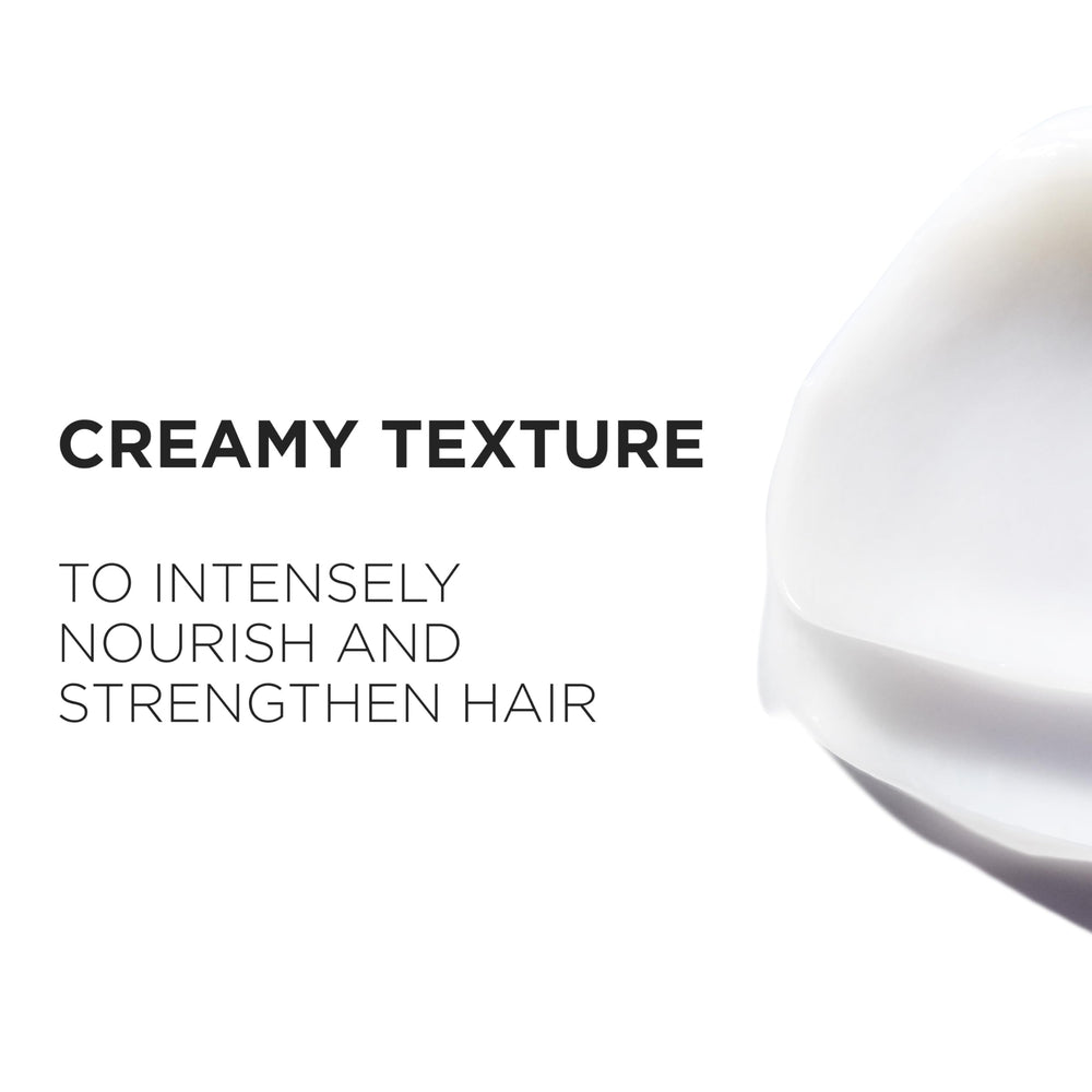KÉRASTASE Genesis Hair Mask edelweiss-ginger ingredients highlight protective and strengthening benefits