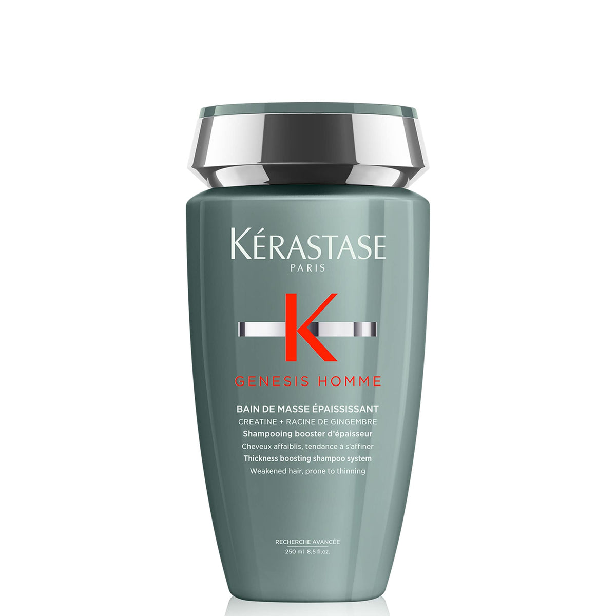 KÉRASTASE Genesis Homme Bain de Masse bottle-front shows premium design for stronger-looking hair