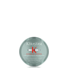 KÉRASTASE Genesis Homme wax pomade jar showing light-hold texture for weakened hair