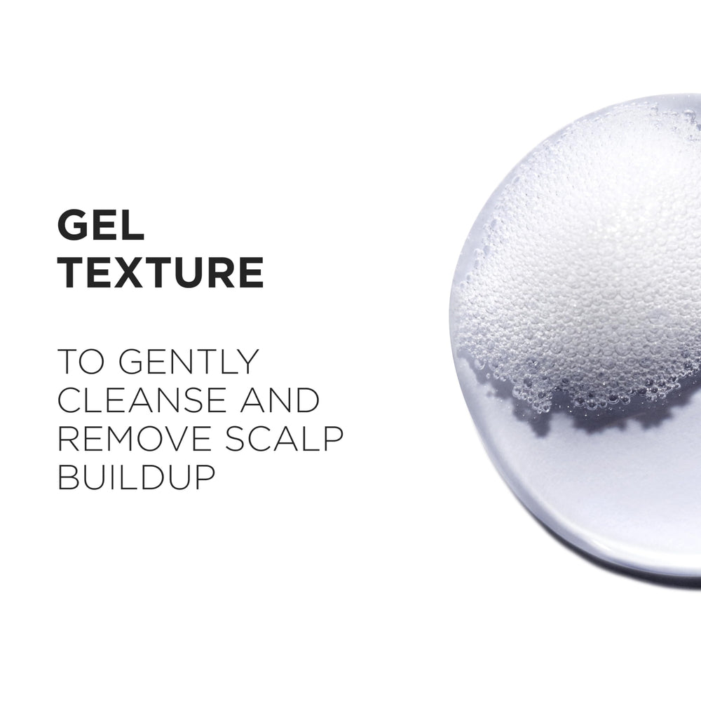 Kérastase Genesis Hydra-Fortifiant Shampoo Edelweiss cells visual emphasizes strengthening components.