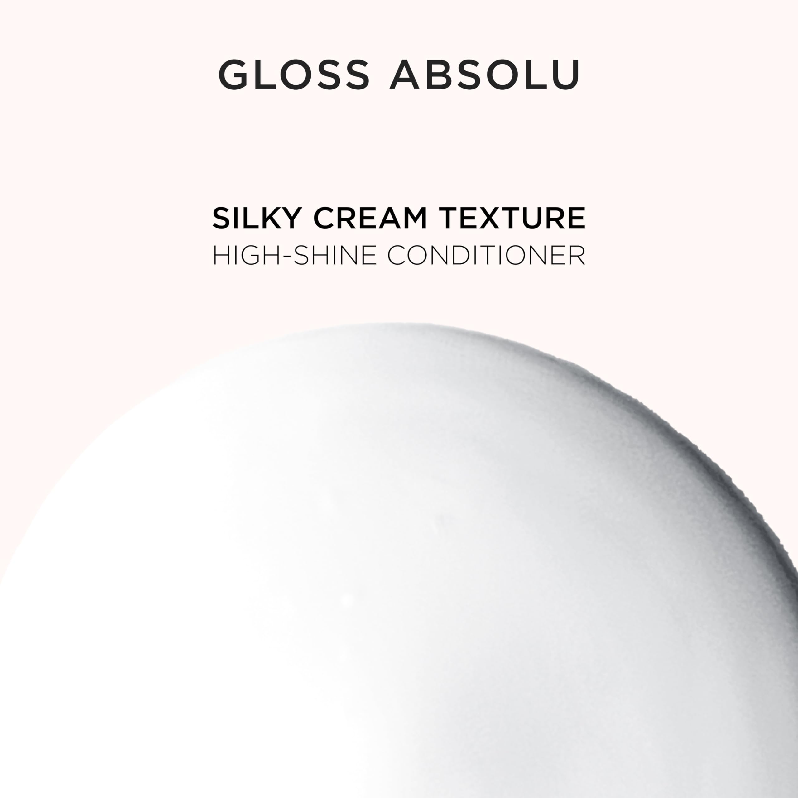 KERASTASE Gloss Absolu glossy-hair shows long-lasting shine and smoother texture.