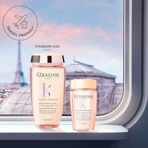 Kerastase Gloss Absolu foam-lather close-up hints at hydrating cleansing and shine
